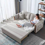 LUXORA FC1048 Frame Sofa 130/150/180/210cm Wood Sofa Solid / Bed