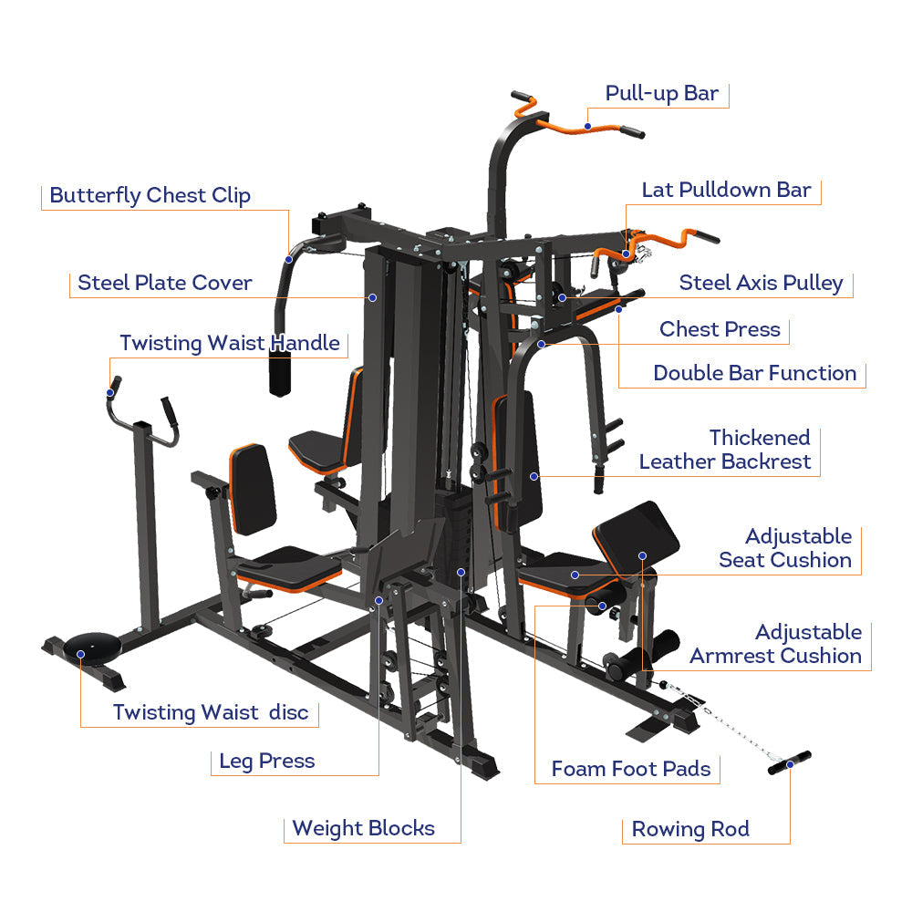 FITPRO ZL1050 Multi-function Ultimate Weight Smith Equipment Machine Training Fitness Home Gym Machine