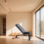 MERIDIAN B5 Home - Thick Dumbbell Bench Rollers Fitness Home Press Pipes Gear 134.6cm Heavy Front Duty Gym