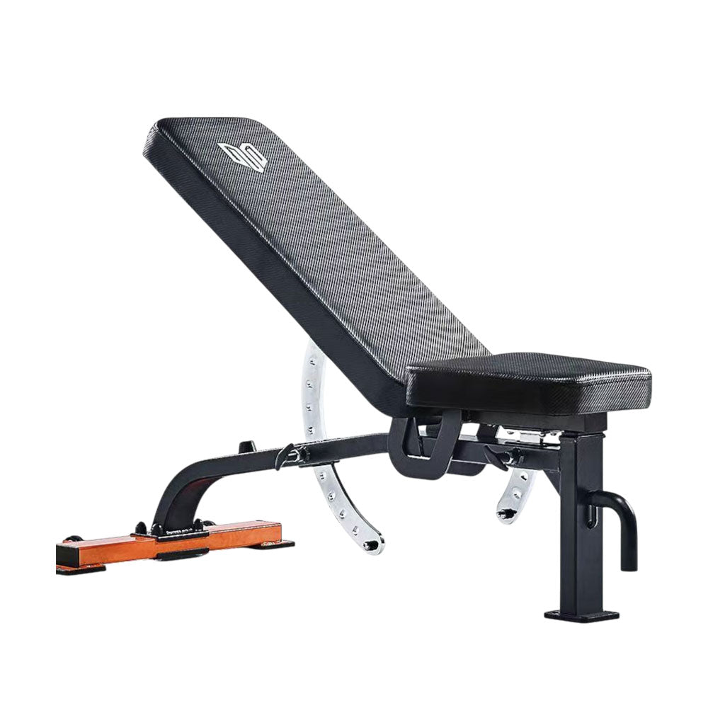 MERIDIAN B5 Home - Thick Dumbbell Bench Rollers Fitness Home Press Pipes Gear 134.6cm Heavy Front Duty Gym