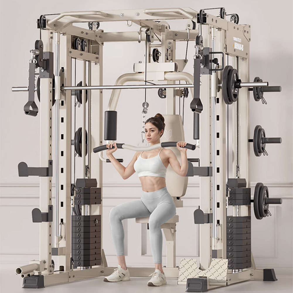 MERIDIAN B6 Train Weight Smith Function Squat Home Machine Cage Power Butterfly Multi Smith Rack Equipment Gym Machine