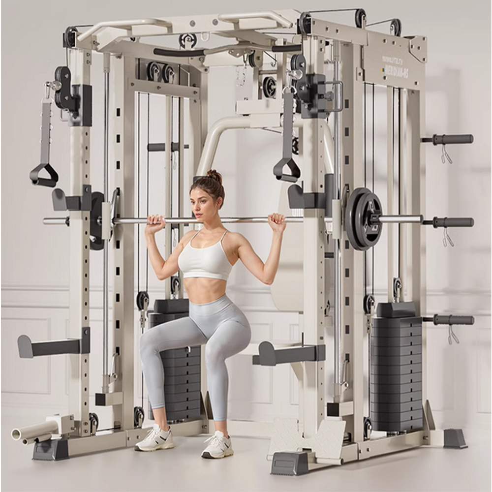 MERIDIAN B6 Train Weight Smith Function Squat Home Machine Cage Power Butterfly Multi Smith Rack Equipment Gym Machine