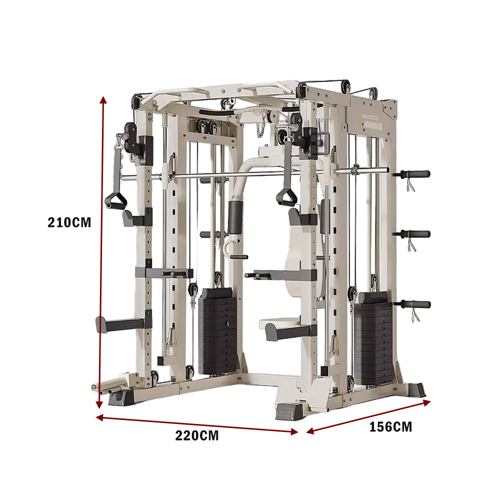 MERIDIAN B6 Train Weight Smith Function Squat Home Machine Cage Power Butterfly Multi Smith Rack Equipment Gym Machine