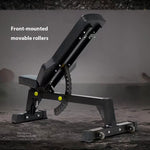 MERIDIAN B7 Design, Front - Adjustable Tank-Level Capacity, Load Commercial-Grade Bench Steel Gym Home 75x75mm Frame, 800kg with Dumbbell Heavy-Duty Rollers