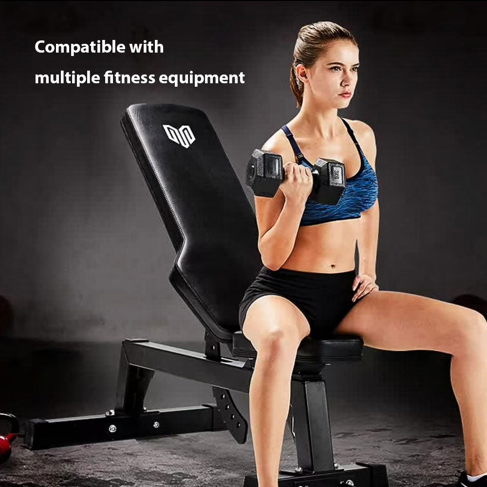 MERIDIAN B7 Design, Front - Adjustable Tank-Level Capacity, Load Commercial-Grade Bench Steel Gym Home 75x75mm Frame, 800kg with Dumbbell Heavy-Duty Rollers