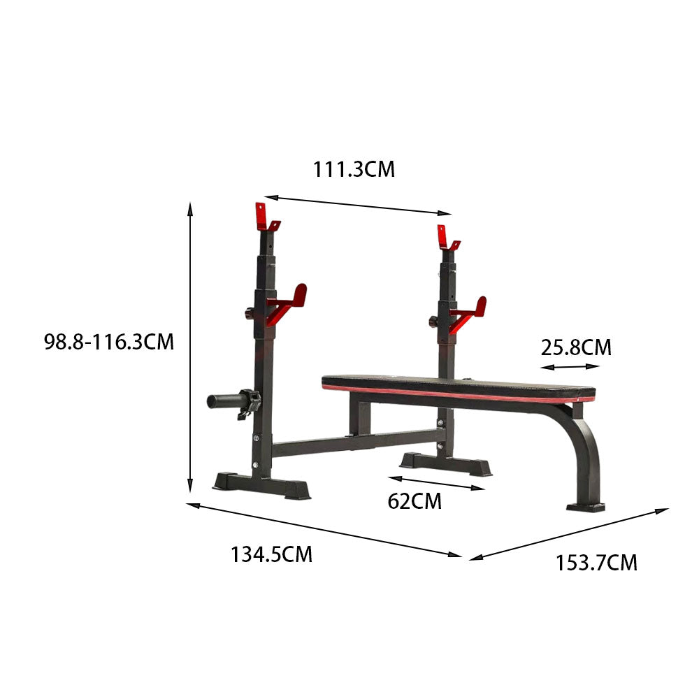 MERIDIAN C2 Weightlifting Press Rack Multi-functional 153.3cm Bed Home And Bench Training Home Gym