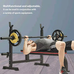 MERIDIAN C2 Weightlifting Press Rack Multi-functional 153.3cm Bed Home And Bench Training Home Gym