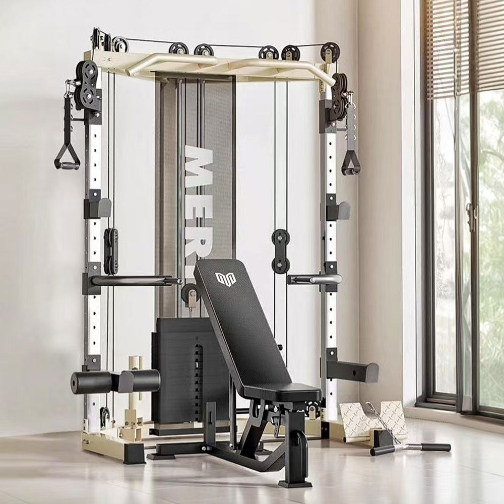 MERIDIAN C3 Multi-Functional Power Home Home Smith Stable Structure Gym Training Rack Squat Steel Machine