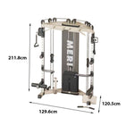 MERIDIAN C3 Multi-Functional Power Home Home Smith Stable Structure Gym Training Rack Squat Steel Machine