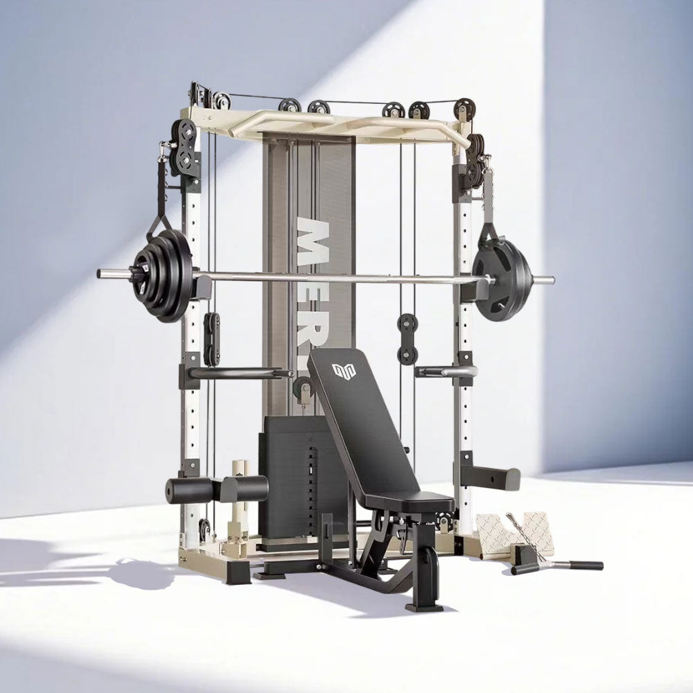 MERIDIAN C3 Multi-Functional Power Home Home Smith Stable Structure Gym Training Rack Squat Steel Machine