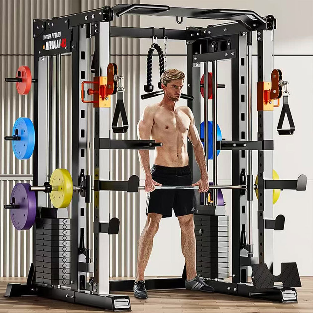 MERIDIAN H3 Training Home Home 146 Structure Squat Power Smith Steel Stable Gym Multi-Functional Rack Machine