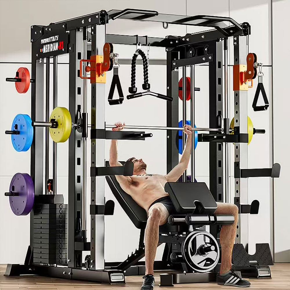 MERIDIAN H3 Training Home Home 146 Structure Squat Power Smith Steel Stable Gym Multi-Functional Rack Machine