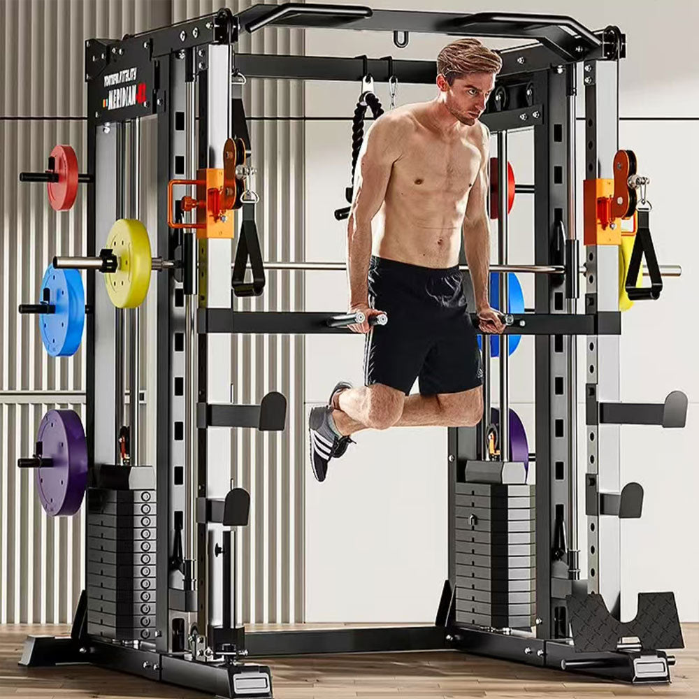 MERIDIAN H3 Training Home Home 146 Structure Squat Power Smith Steel Stable Gym Multi-Functional Rack Machine