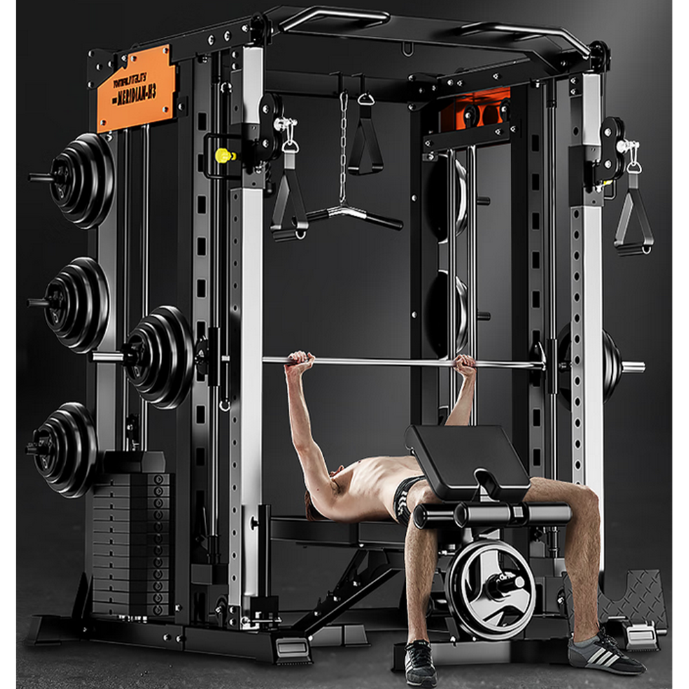 MERIDIAN HS1 Squat Equipment Train Gym Rack Power Function Cage Weight Smith Home Multi Machine