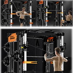 MERIDIAN HS1 Squat Equipment Train Gym Rack Power Function Cage Weight Smith Home Multi Machine