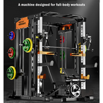 MERIDIAN HS1 Squat Equipment Train Gym Rack Power Function Cage Weight Smith Home Multi Machine
