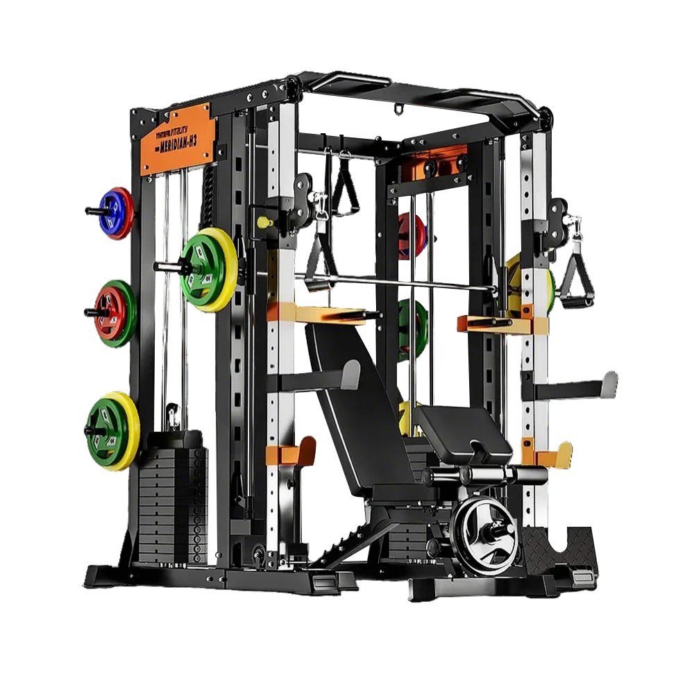 MERIDIAN HS1 Squat Equipment Train Gym Rack Power Function Cage Weight Smith Home Multi Machine