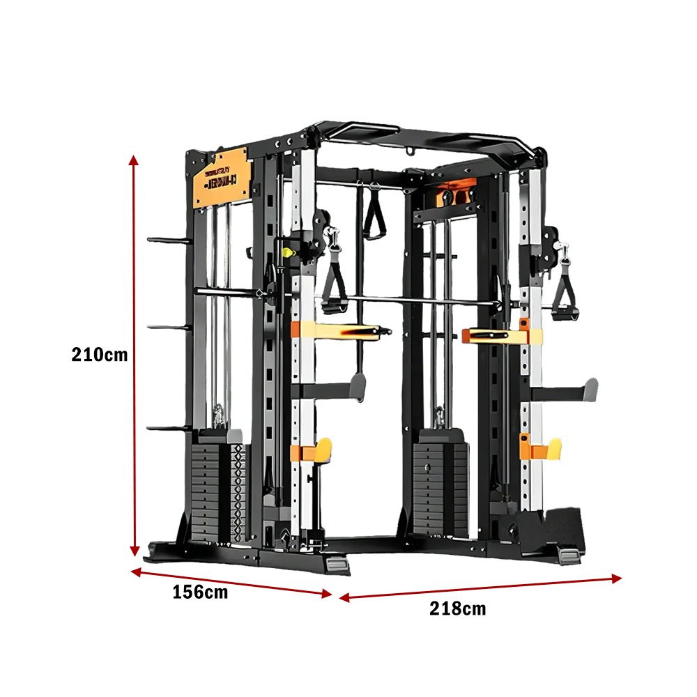 MERIDIAN HS1 Squat Equipment Train Gym Rack Power Function Cage Weight Smith Home Multi Machine