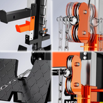 MERIDIAN Q9 Smith Function Home Smith Equipment Power Gantry Rack Multi Cage Gym Weight Machine Crane Train Squat Machine