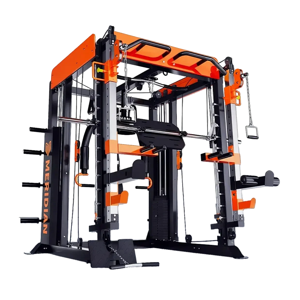 MERIDIAN Q9 Smith Function Home Smith Equipment Power Gantry Rack Multi Cage Gym Weight Machine Crane Train Squat Machine
