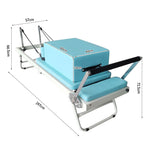 FLEXIO Multi-purpose Box Steel Blue Reformer Foldable Tables - Square Pilates Pilates With Home Frame Gym