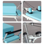 FLEXIO Multi-purpose Box Steel Blue Reformer Foldable Tables - Square Pilates Pilates With Home Frame Gym