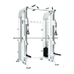 FITPRO Multi-Functional Adjustable - Gym Fly - Machine 140kg Plate Loaded System, Home Handles Pin White