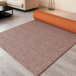 FITPRO Thick Anti 60/100/120cm Surface Mat Floor Slip Natural Sound-Reducing Waterproof Rubber Absorbent Backing Beige&Brown