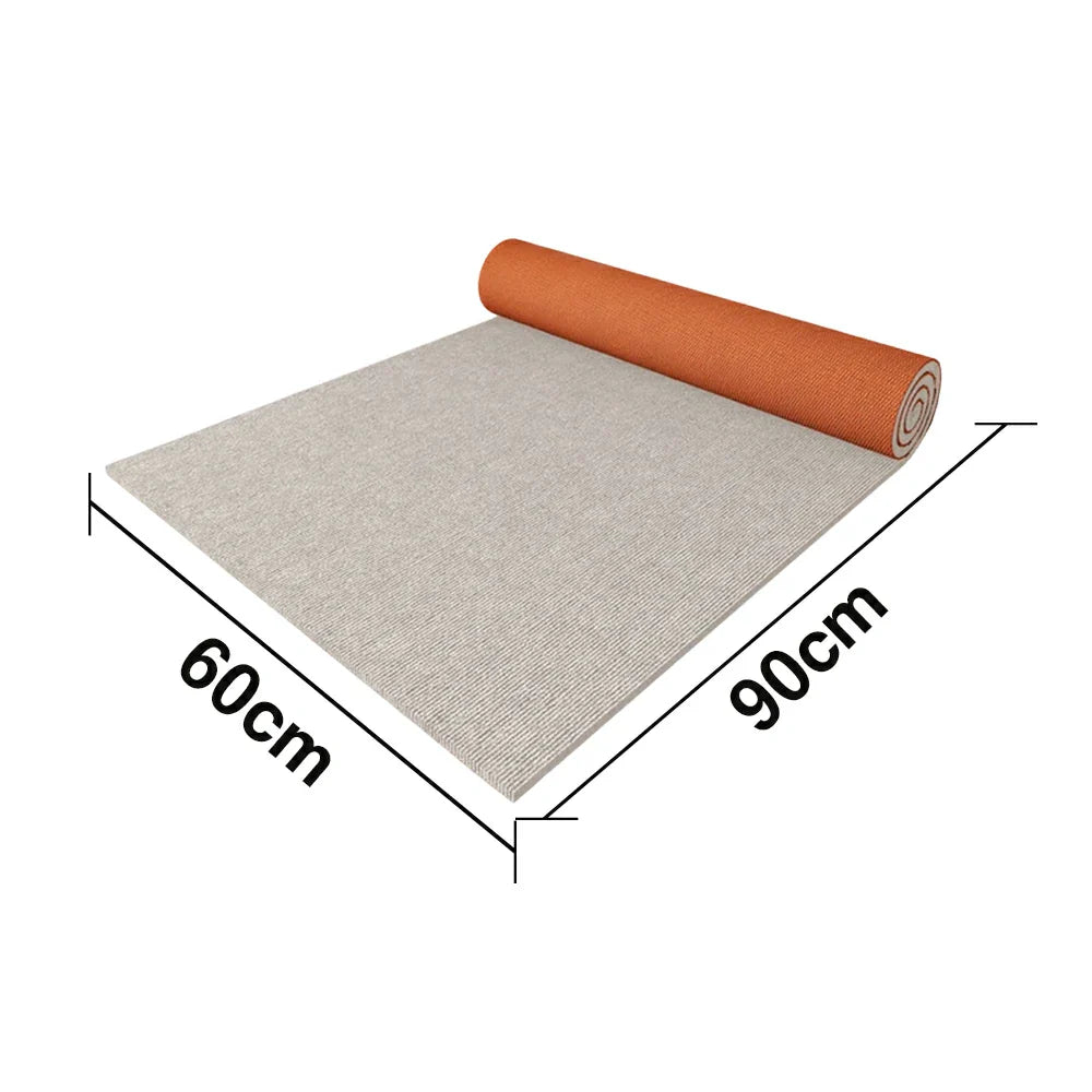 FITPRO Thick Anti 60/100/120cm Natural Waterproof Floor Surface Backing Sound-Reducing Mat Absorbent Rubber Slip Beige&White
