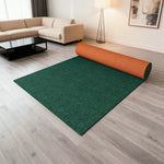 FITPRO Thick Anti Backing Rubber Mat Slip Sound-Reducing Waterproof Natural 60/100/120cm Floor Surface Absorbent Green