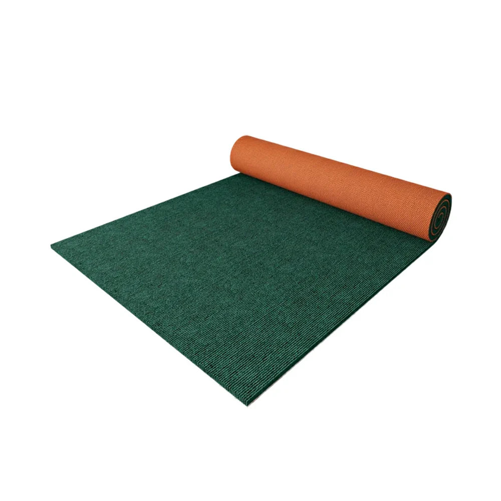 FITPRO Thick Anti Backing Rubber Mat Slip Sound-Reducing Waterproof Natural 60/100/120cm Floor Surface Absorbent Green