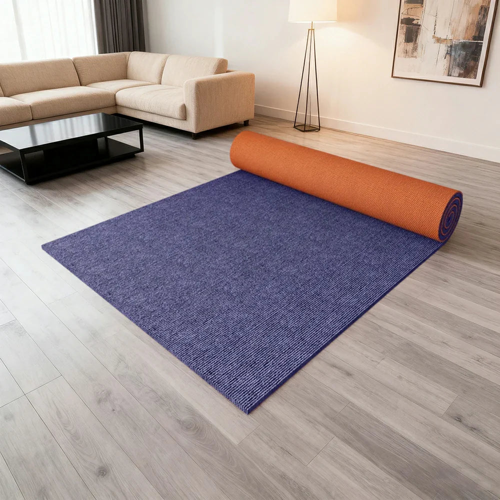 FITPRO Thick Anti Mat Backing Natural Floor Rubber Sound-Reducing Slip 60/100/120cm Absorbent Surface Waterproof Blue