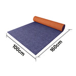 FITPRO Thick Anti Mat Backing Natural Floor Rubber Sound-Reducing Slip 60/100/120cm Absorbent Surface Waterproof Blue