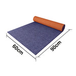 FITPRO Thick Anti Mat Backing Natural Floor Rubber Sound-Reducing Slip 60/100/120cm Absorbent Surface Waterproof Blue