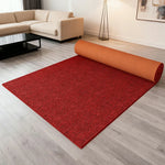 FITPRO Thick Anti Surface Mat Floor Waterproof Absorbent Natural Sound-Reducing 60/100/120cm Backing Rubber Slip Wine