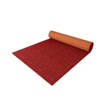 FITPRO Thick Anti Surface Mat Floor Waterproof Absorbent Natural Sound-Reducing 60/100/120cm Backing Rubber Slip Wine