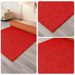 FITPRO Thick Anti 60/100/120cm Absorbent Floor Surface Mat Slip Sound-Reducing Backing Natural Waterproof Rubber Red