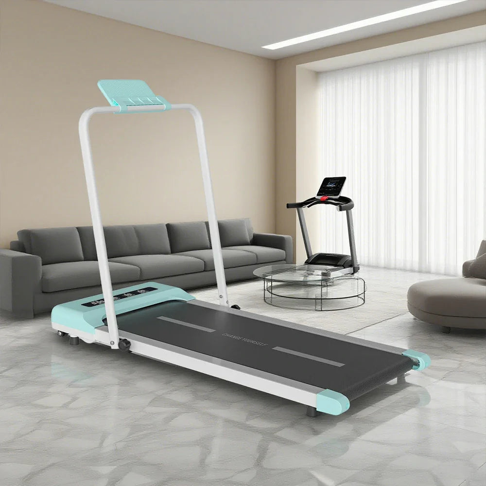 FITPRO Folding Quiet Deck Running Easy - Machine, Slim Storage - 51cm Treadmill Blue