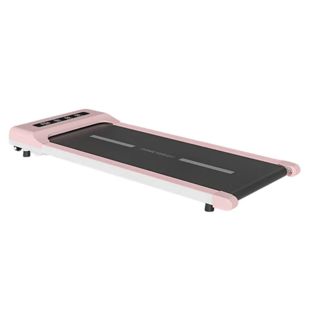 FITPRO Flat Running Storage, Compact Equipment 51cm Machine, Home Wide Treadmill Design, Easy Deck, Quiet - Fitness Slim - Pink