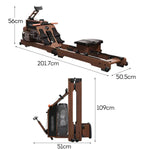 FITPRO Smart Resistance, Training, Compact Cardio Rowing Machine 32-Level Foldable Strength - Design