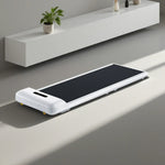 FITPRO Walking Whisper-Quiet Alloy Foldable Fitness Home Aluminium Operation, - Sturdy Treadmill Frame, Machine Compact Design, - White