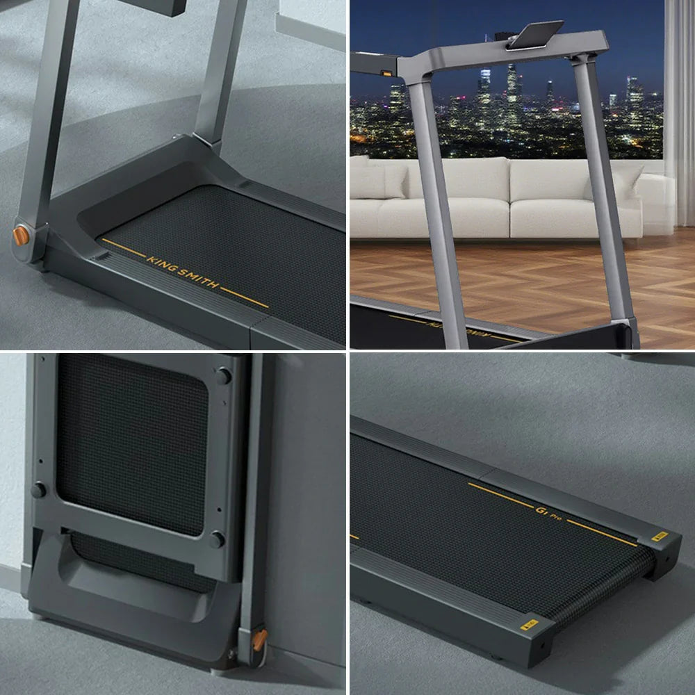 FITPRO Foldable Rate Handle, Walking Exercise Fitness Compact Operation, for - Quiet Design Heart Treadmill Home - Black