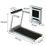 FITPRO Foldable Handle, Quiet Compact Fitness Exercise Home Treadmill Rate Design Walking - Operation, Heart - for White