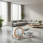 FITPRO Compact for Silent Levels, Capacity Vertical Foldable - Drive, Design, Electromagnetic 150kg Resistance Elliptical 32 Home Fitness