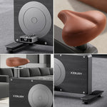 FITPRO Silent Resistance Oak Magnetic Levels, - for Home Seat Black 8 Pneumatic Adjustment Frame, Bike Spin Fitness