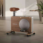 FITPRO Silent Seat Spin Home Frame, - for Pneumatic Levels, Bike Walnut Black 8 Resistance Adjustment Magnetic Fitness