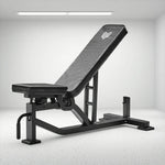 FITPRO Adjustable 300kg - Max Height, Weight - Bench for Training 7-Level Load Black