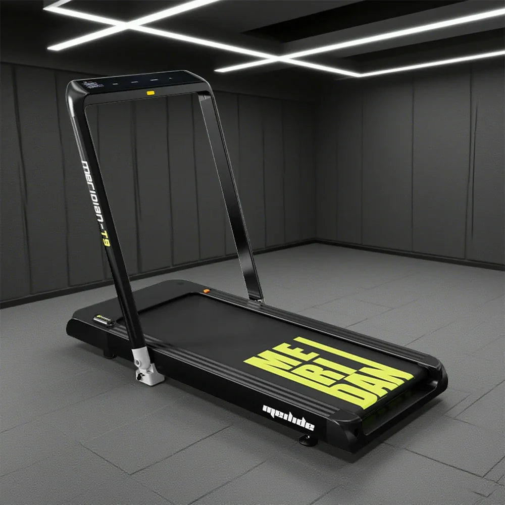 FITPRO Foldable Home Treadmill Bluetooth Wide Load, Max - 68cm Deck, Speaker - 300kg Black