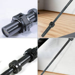 FITPRO 700LB 2.2M Barbell Grip, Needle 1.8M Black - Coating, Straight Non-Slip Strength Heavy-Duty Bearings, Training