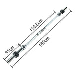 FITPRO 700LB Coating, Barbell Straight Non-Slip Strength Bearings, Grip, 1.8M 2.2M Heavy-Duty - Chrome Needle Training